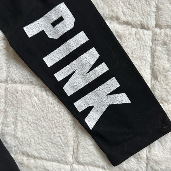 Victoria's Secret PINK | Black & Gray Reversible Ultimate Leggings | Size Small - Picture 6 of 15